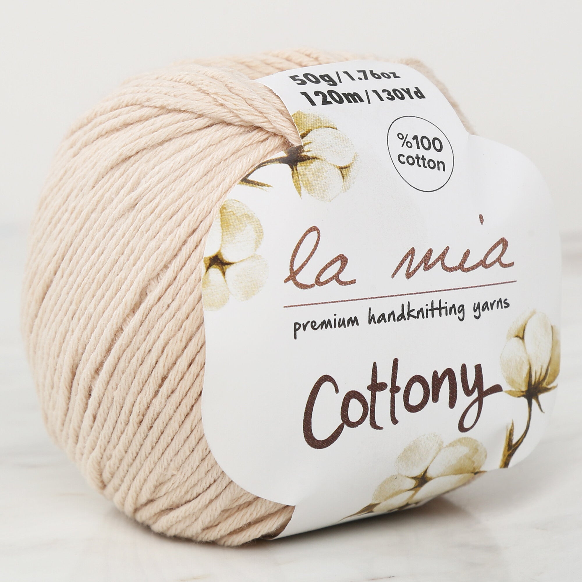 La Mia Cottony Baby Yarn, Cream - L002