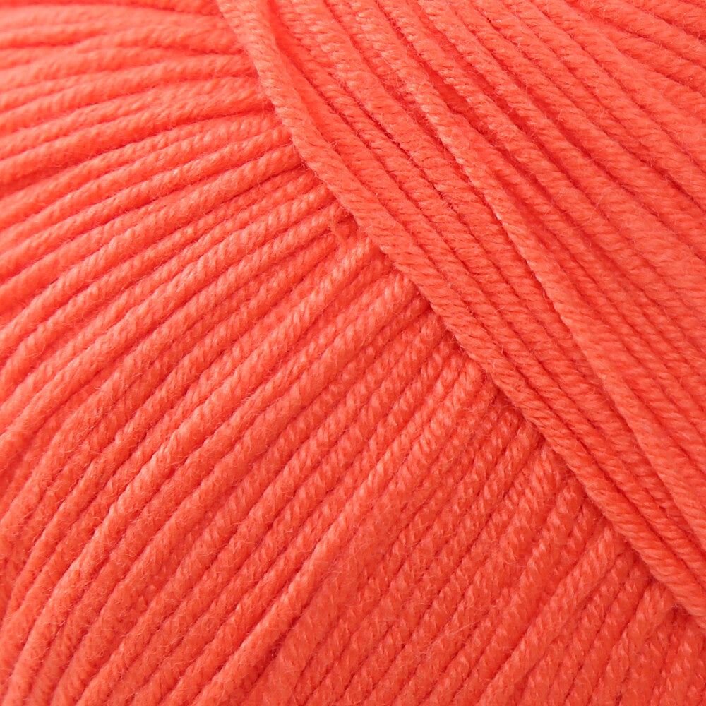 Gazzal Baby Cotton Knitting Yarn, Orange - 3459