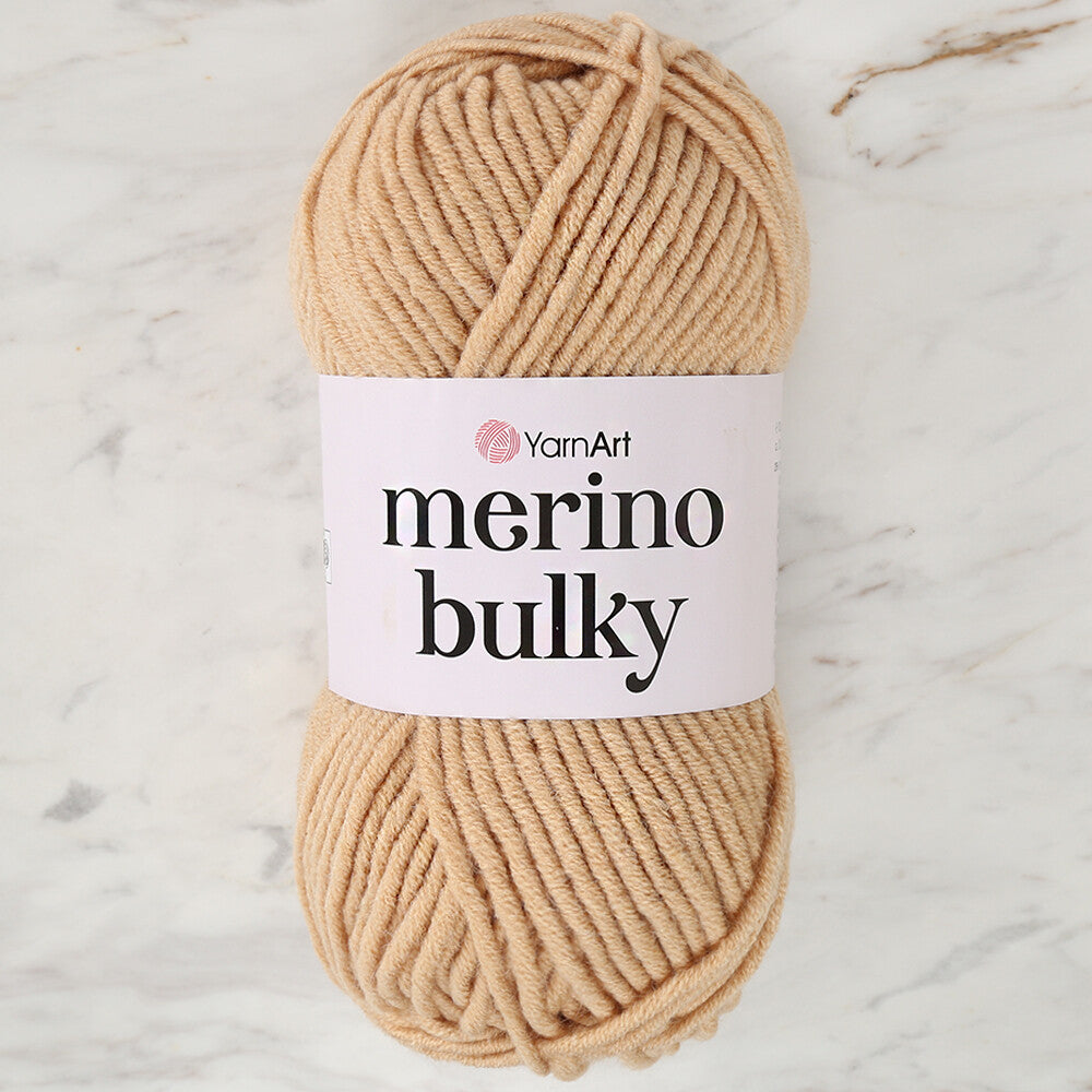 YarnArt Merino Bulky Yarn, Beige - 511