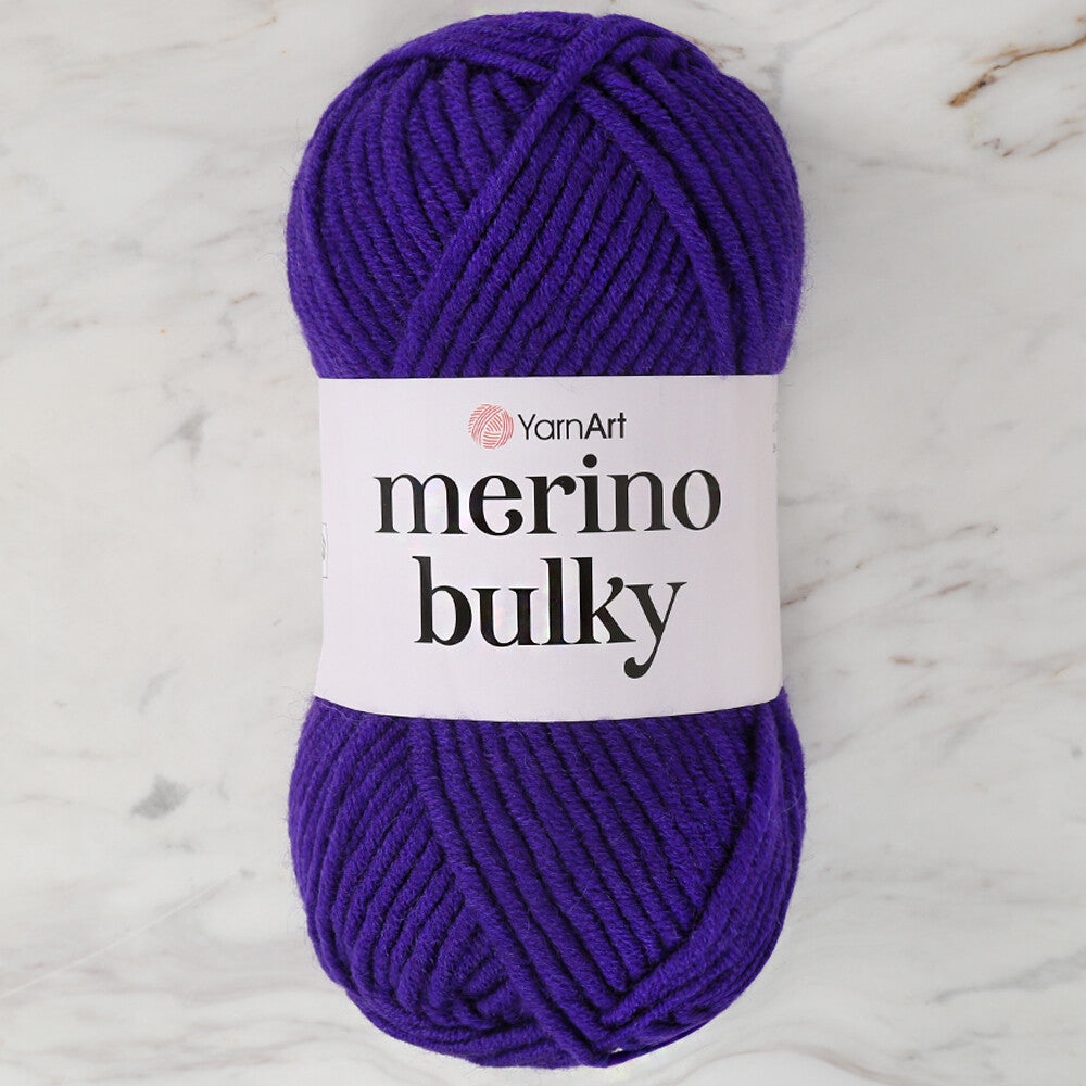 YarnArt Merino Bulky Yarn, Purple - 556