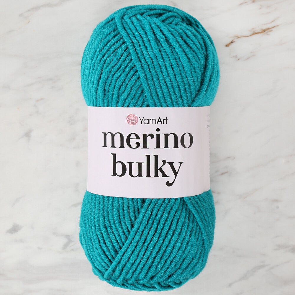 YarnArt Merino Bulky Yarn, Dark Green - 11448