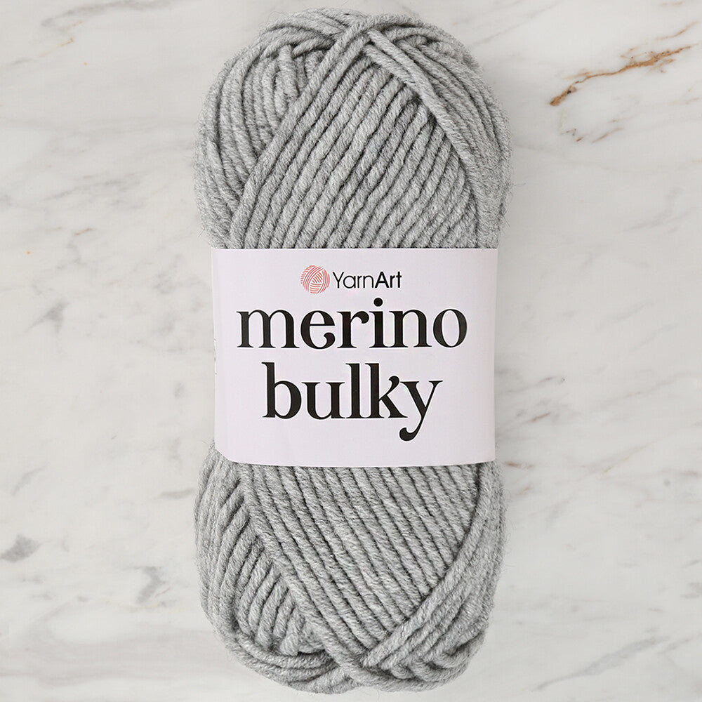 YarnArt Merino Bulky Yarn Light Grey 282