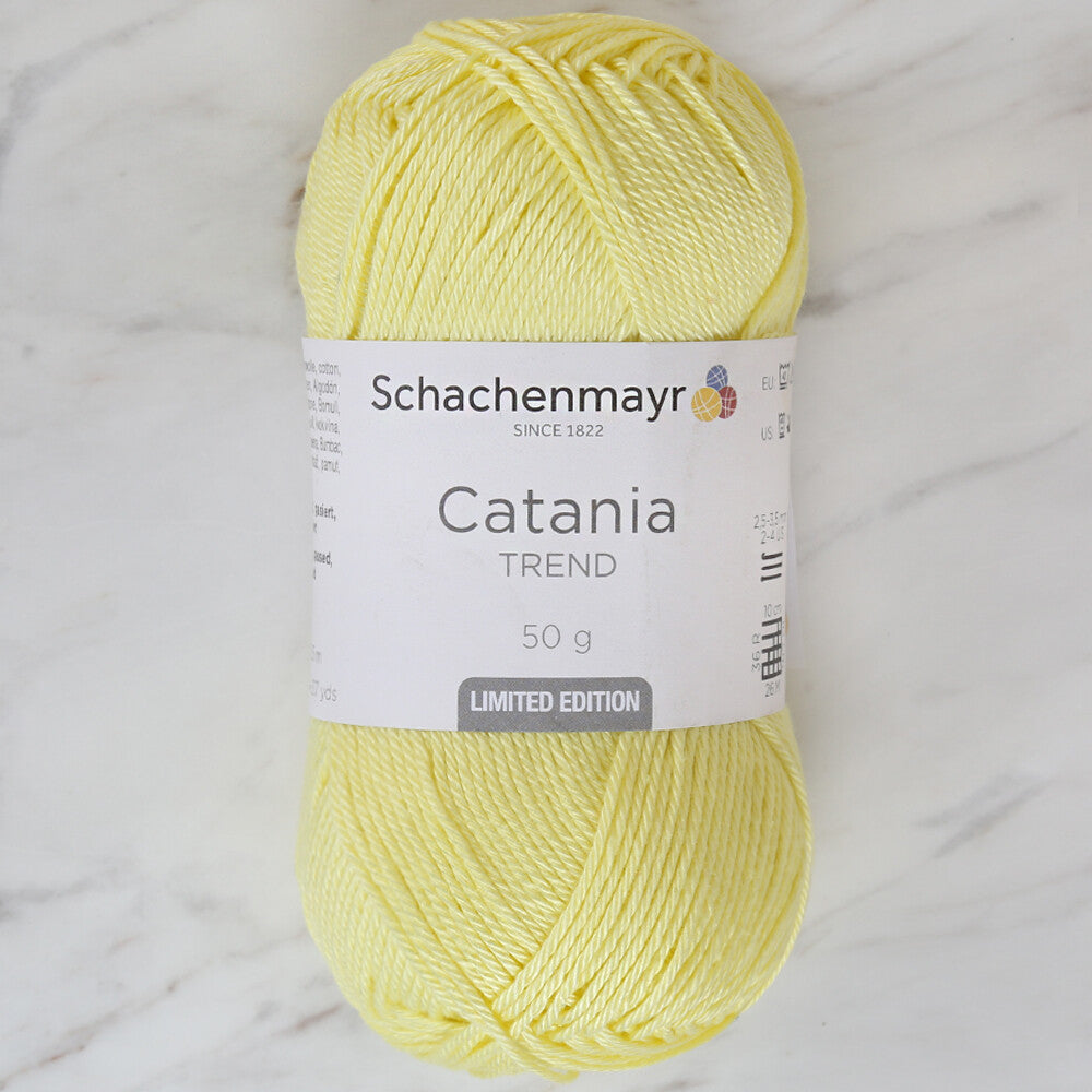 Schachenmayr Catania 50gr Yarn, Yellow - 00295