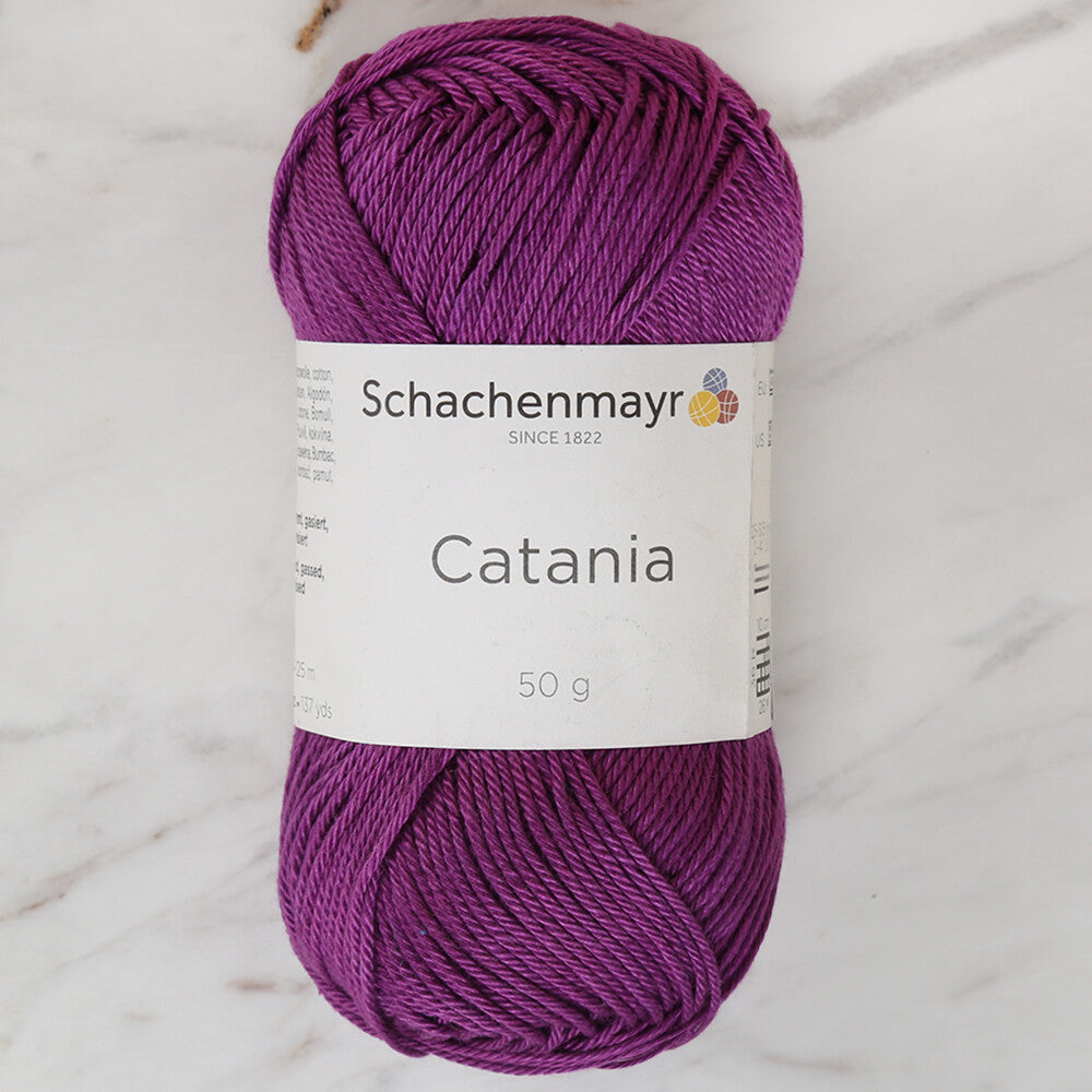 Schachenmayr Catania 50gr Yarn, Purple - 00282