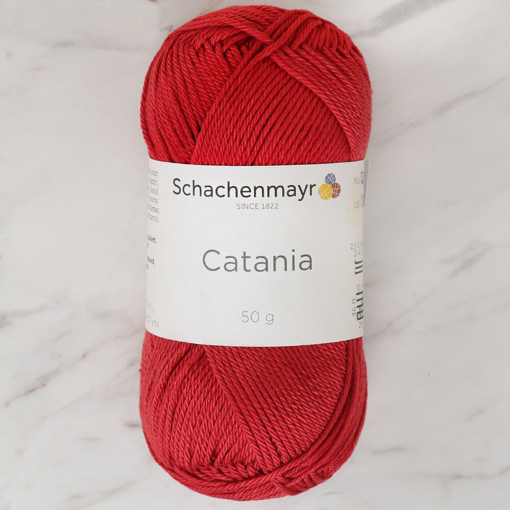 Schachenmayr Catania 50gr Yarn, Dark Red - 00424