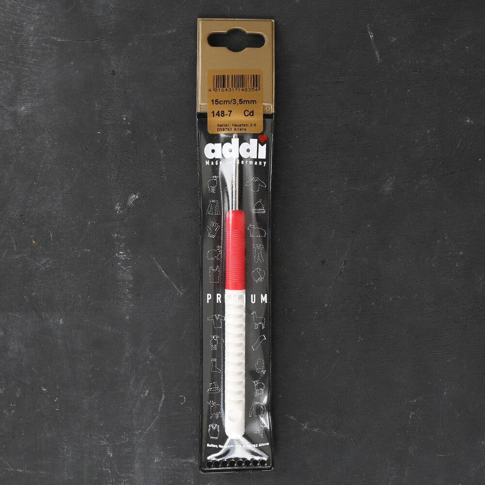 Addi 3.5 mm 15 cm Crochet Hooks with Plastic Handle - 148-7