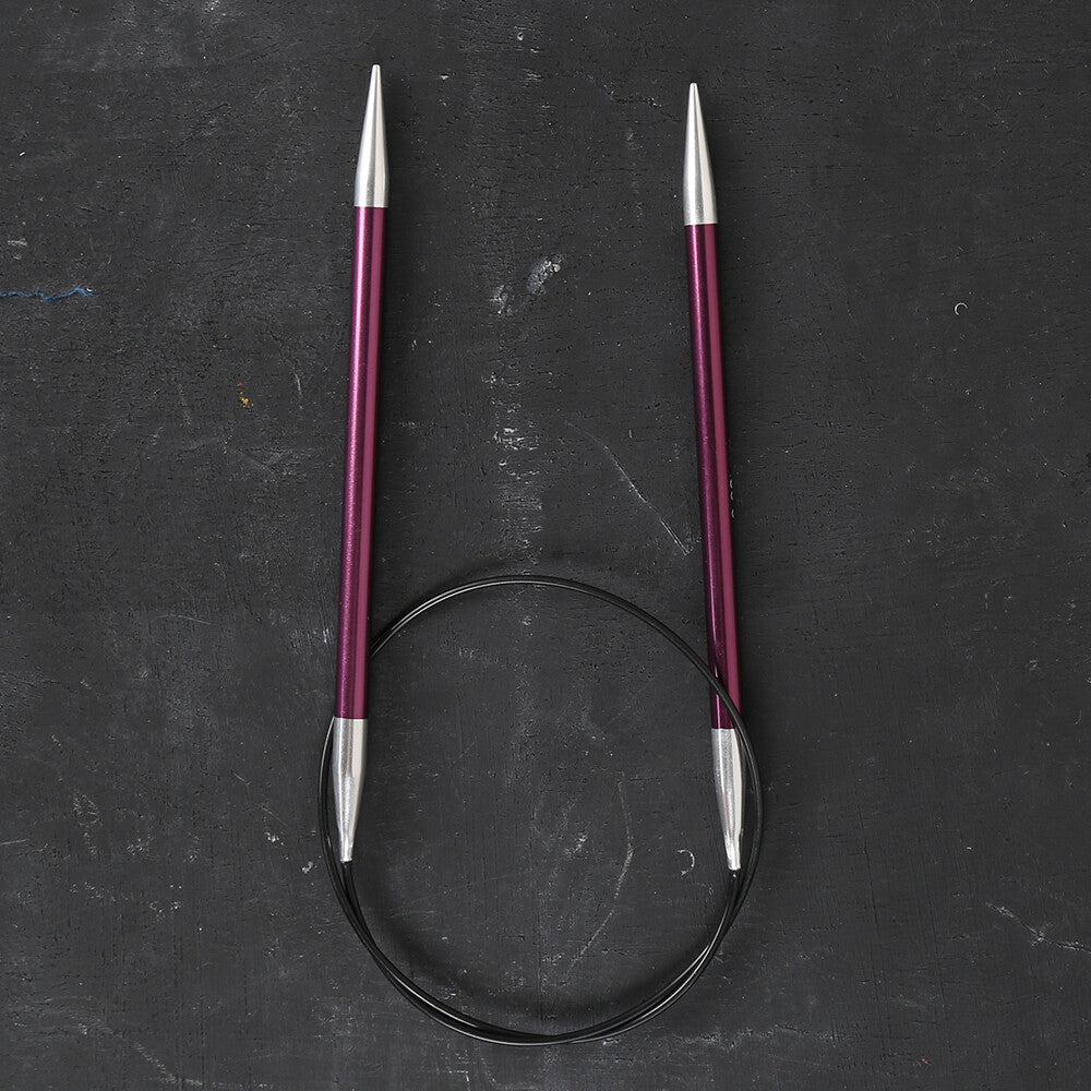 KnitPro Zing 6 Mm 60 Cm Metal Circular Needles, - 47103