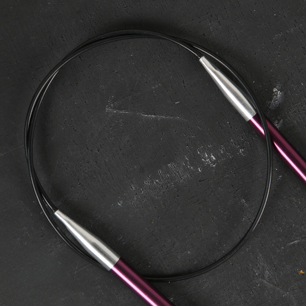 KnitPro Zing 6 Mm 60 Cm Metal Circular Needles, - 47103