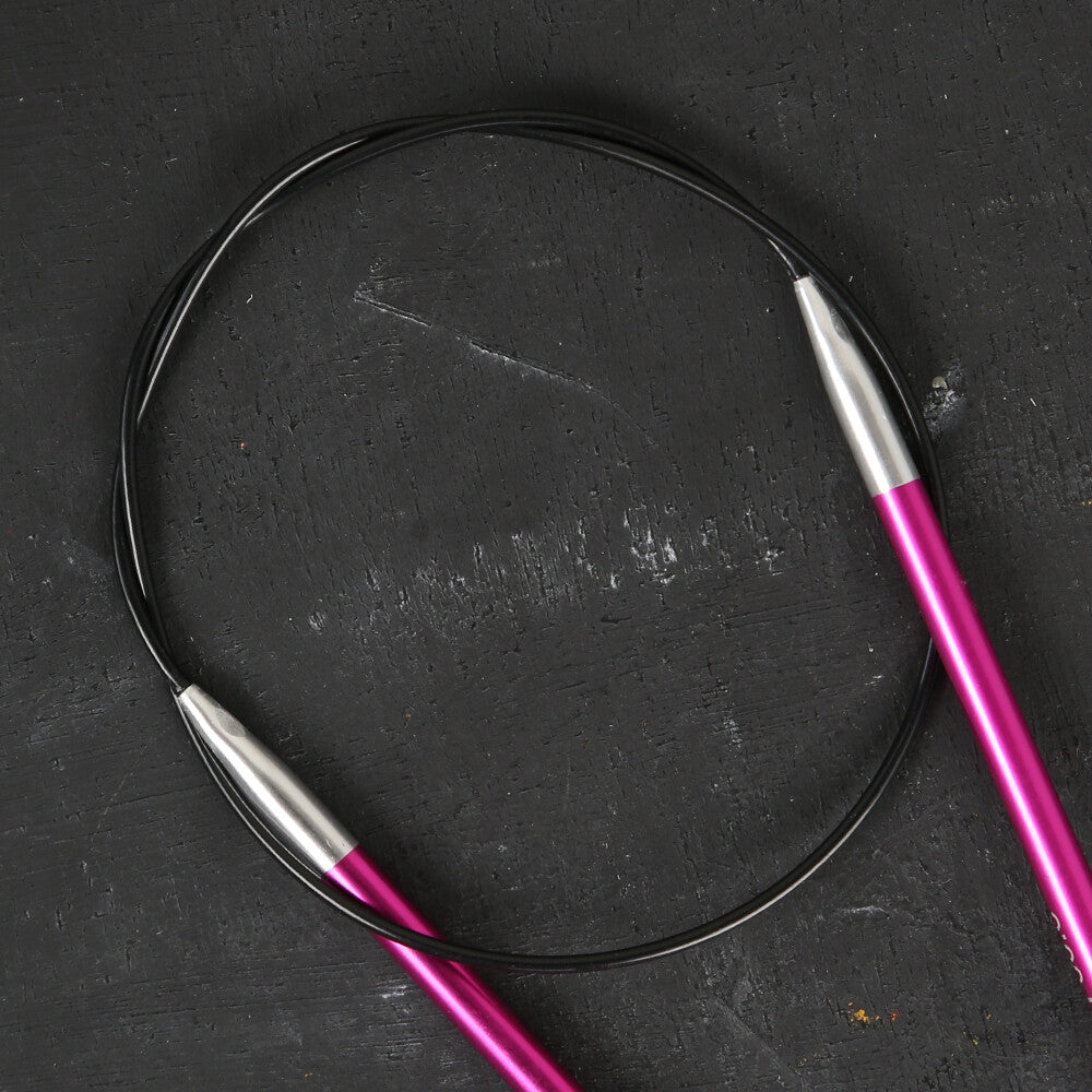 KnitPro Zing 5 Mm 60 Cm Metal Circular Needles, - 47101