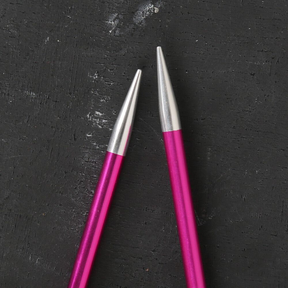 KnitPro Zing 5 Mm 60 Cm Metal Circular Needles, - 47101