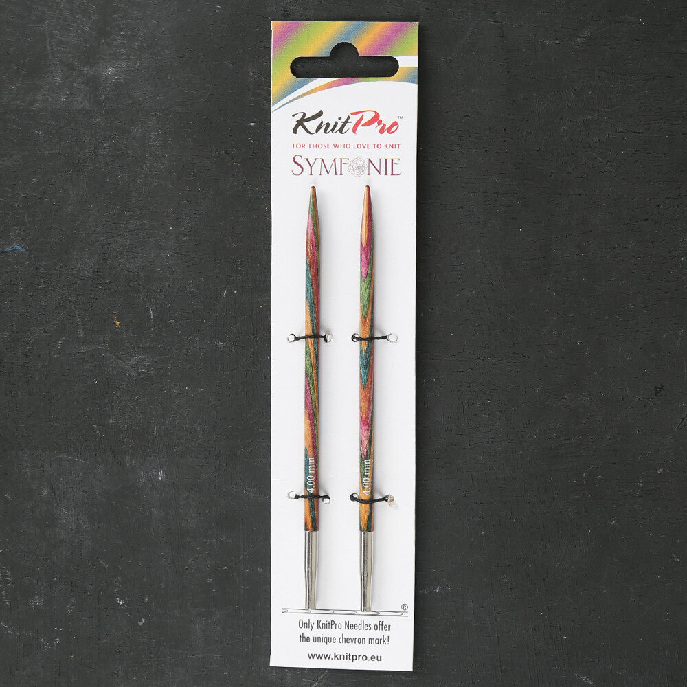 KnitPro Symfonie 4mm Wooden Interchangable Circular Needles - 20403