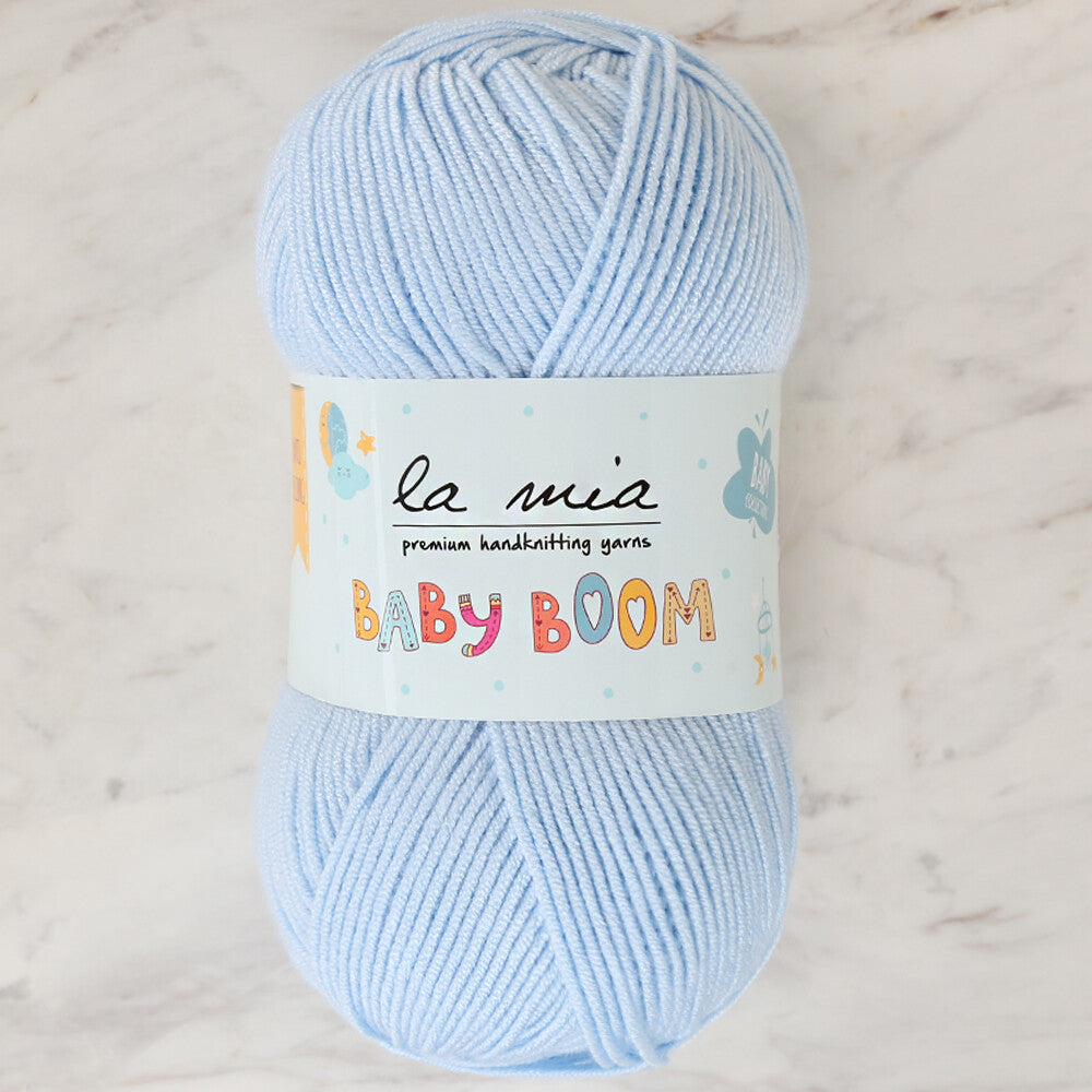 La Mia Baby Boom Yarn, Baby Blue - 544