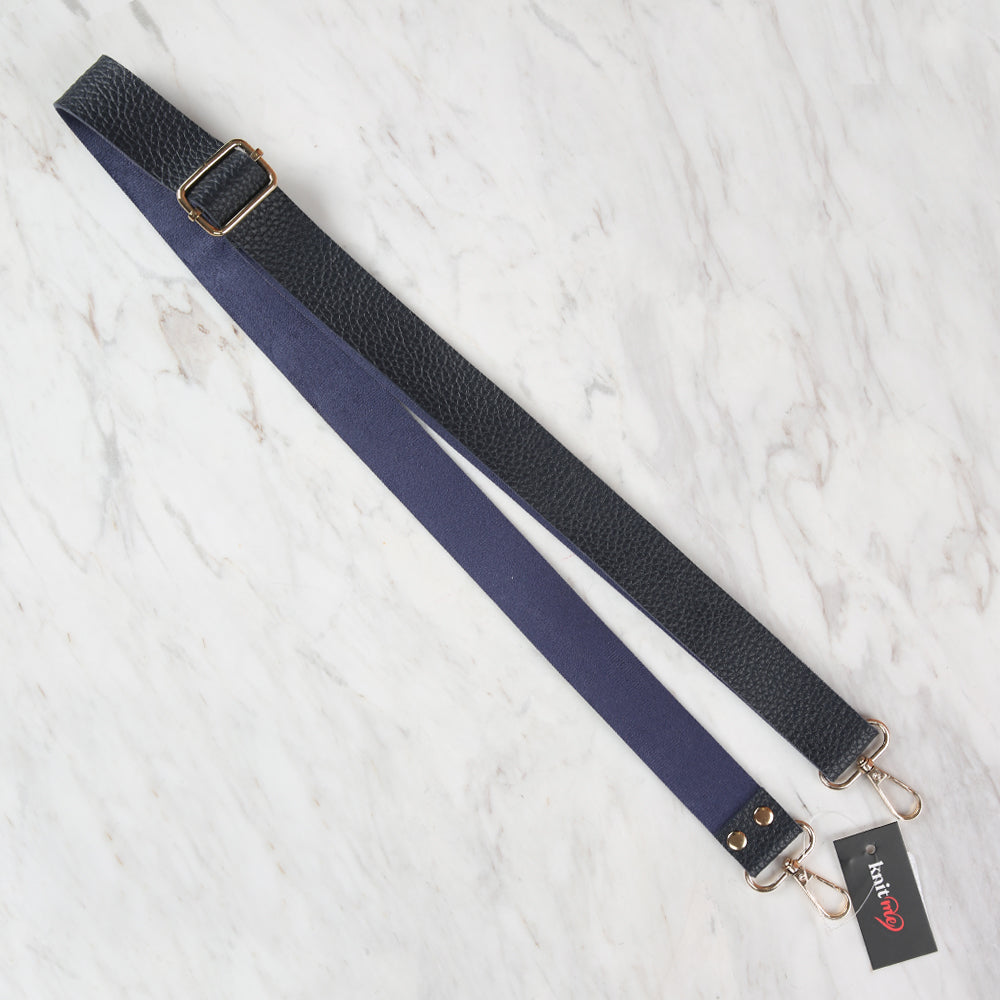 Knitme Sliding Buckle Bag Strap 130x3 cm Navy Blue BA-0004
