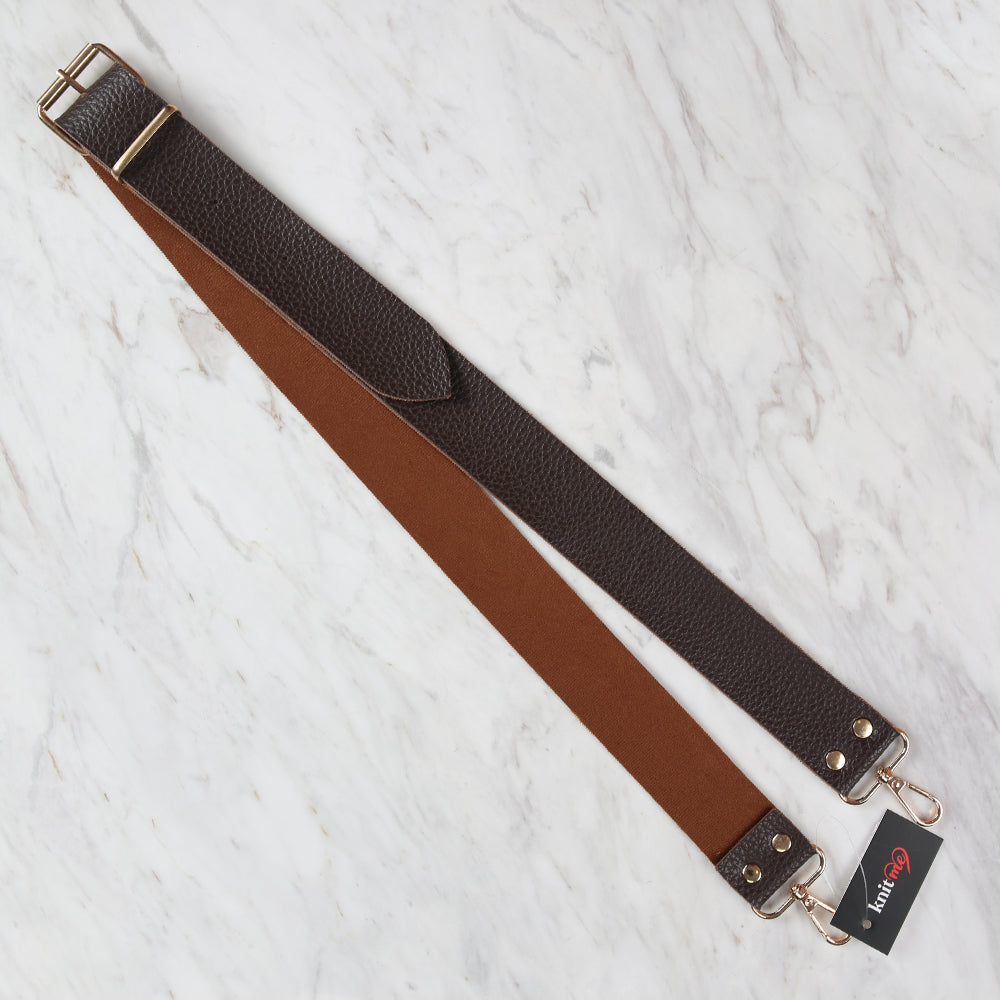 Knitme Belt Buckle Bag Hanger 125x4 cm Brown BA-0005 \ 1