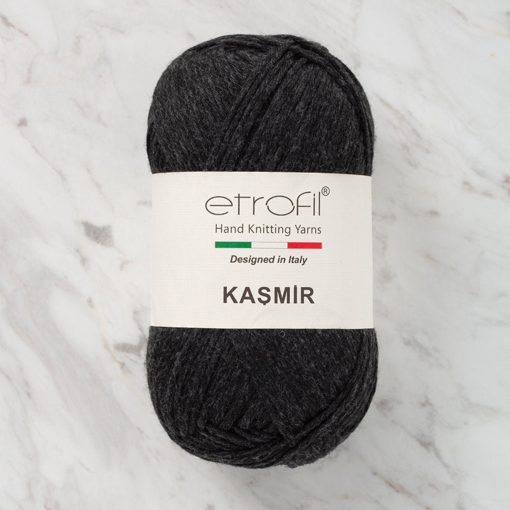 Etrofil Kasmir/Vegan Cashmere Yarn, Anthracite - MA011
