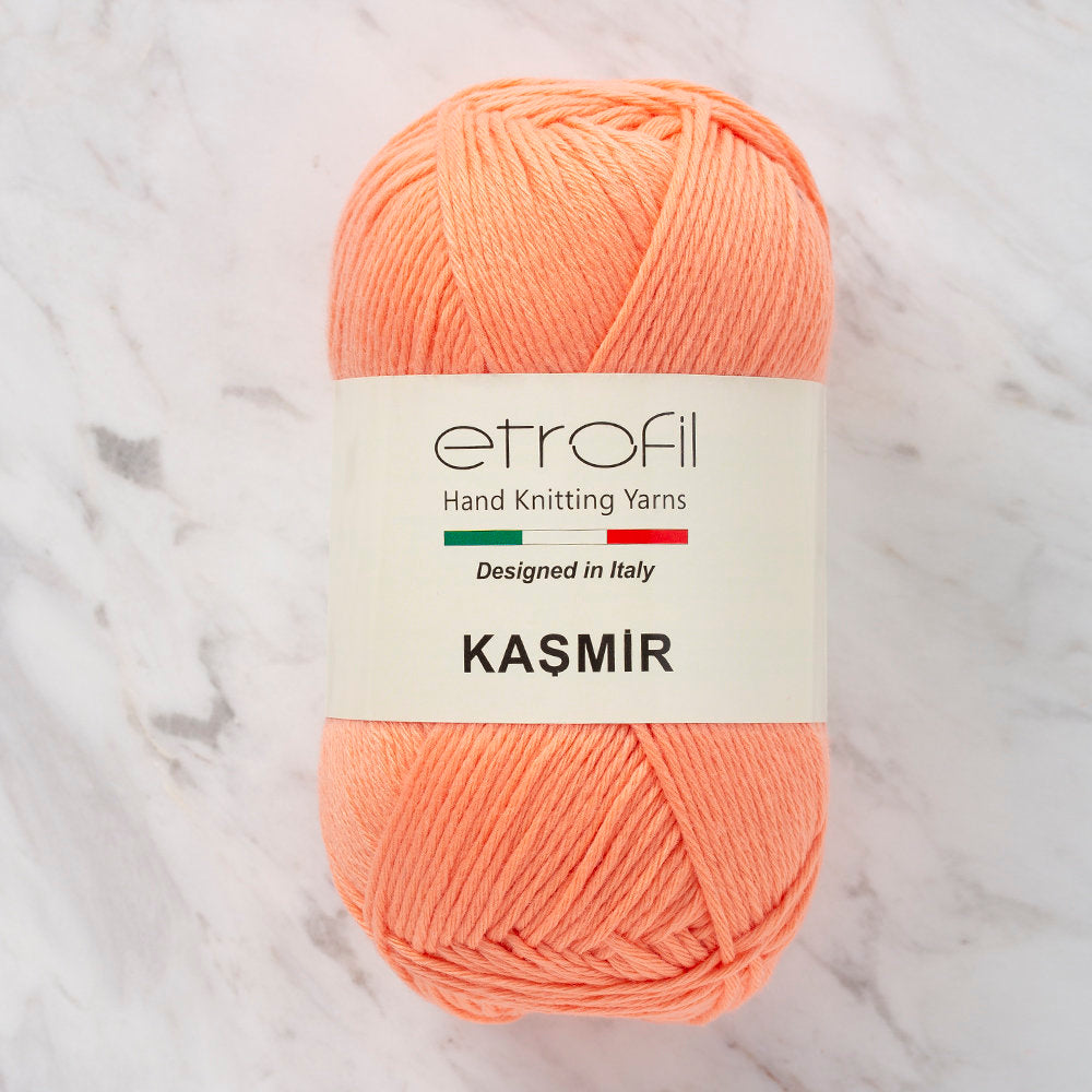 Etrofil Kasmir/Vegan Cashmere Yarn, Orange - 70710