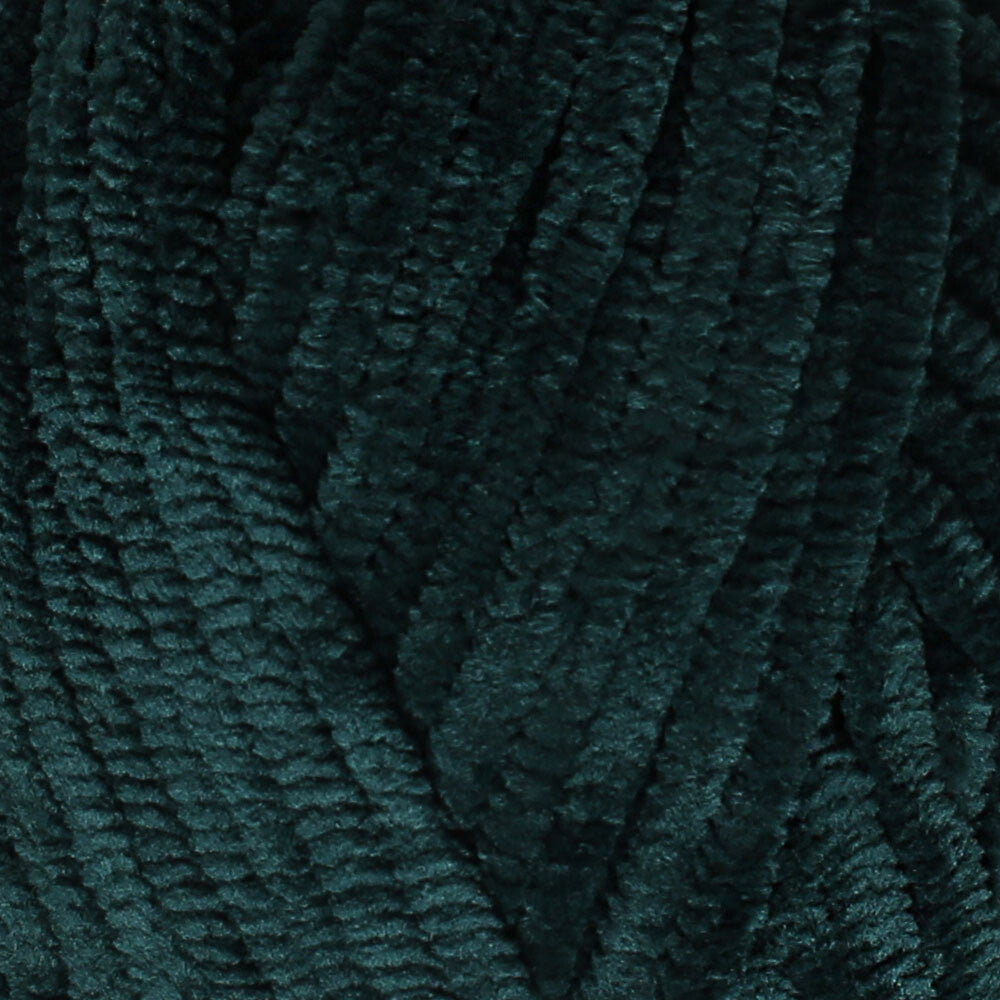 Etrofil Yonca Chenille Yarn, Dark Green - 70428