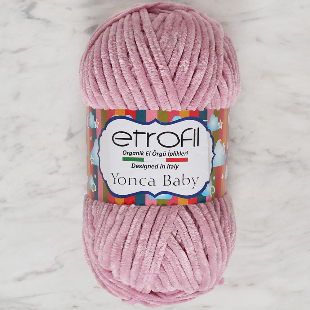 Etrofil Yonca Chenille Yarn, Lilac - 70650