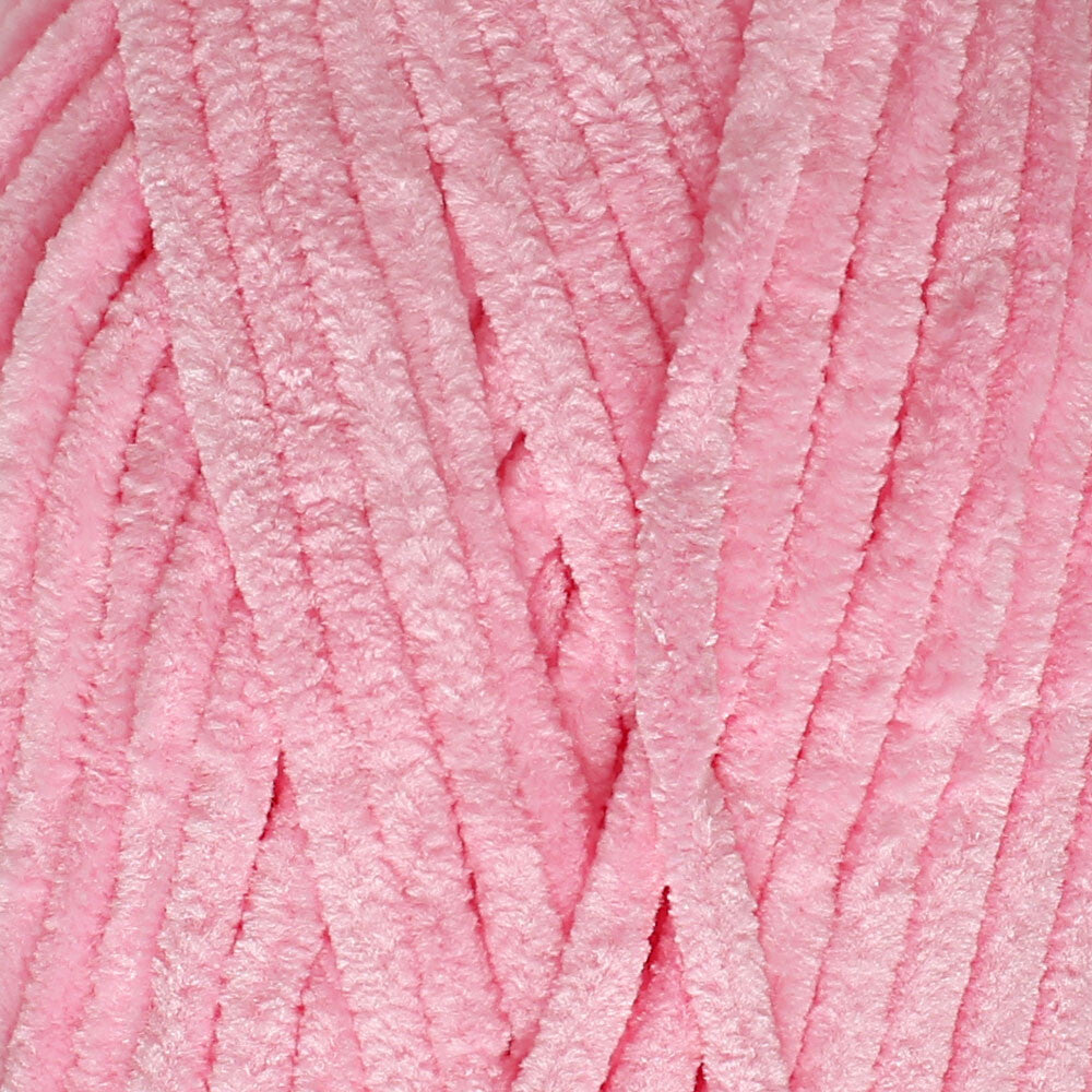 Etrofil Yonca Chenille Yarn, Baby Pink - 73106