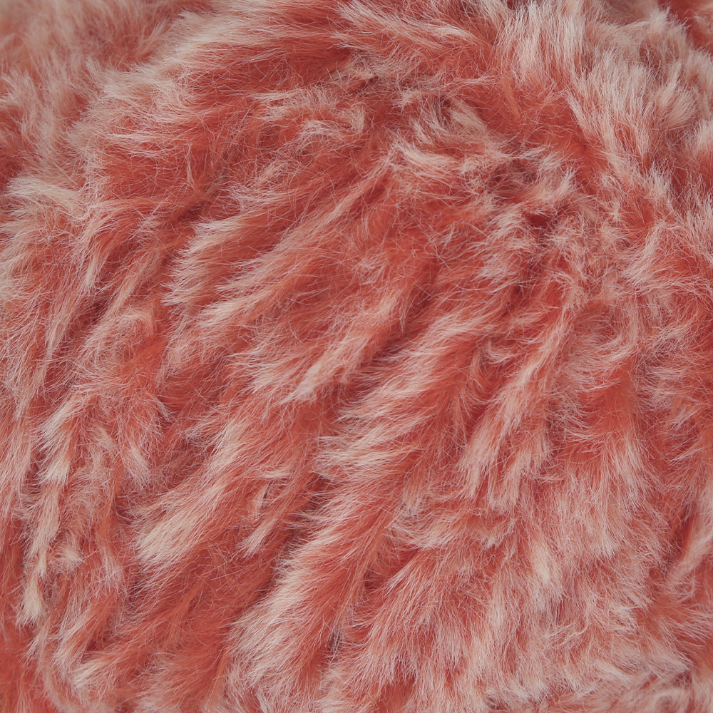 Etrofil Rabbit Fur Yarn,Orange - 72166