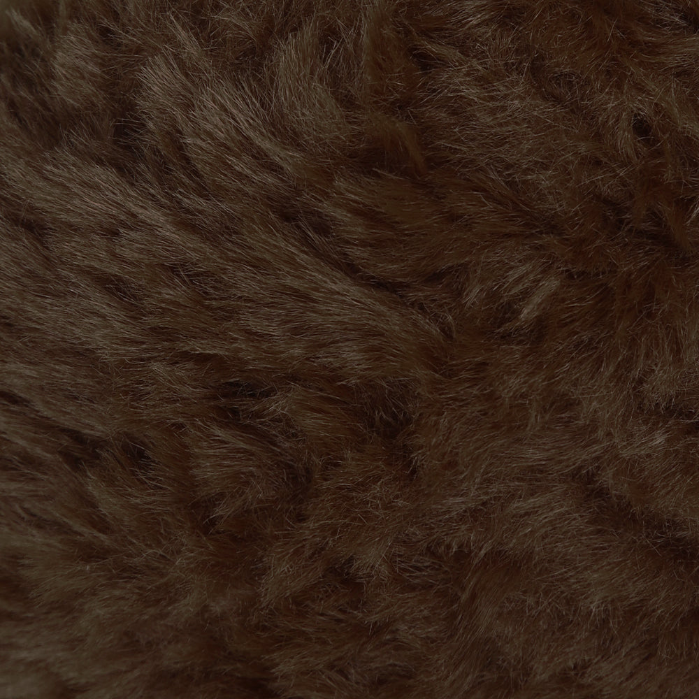 Etrofil Rabbit Fur Yarn,Brown - 77115