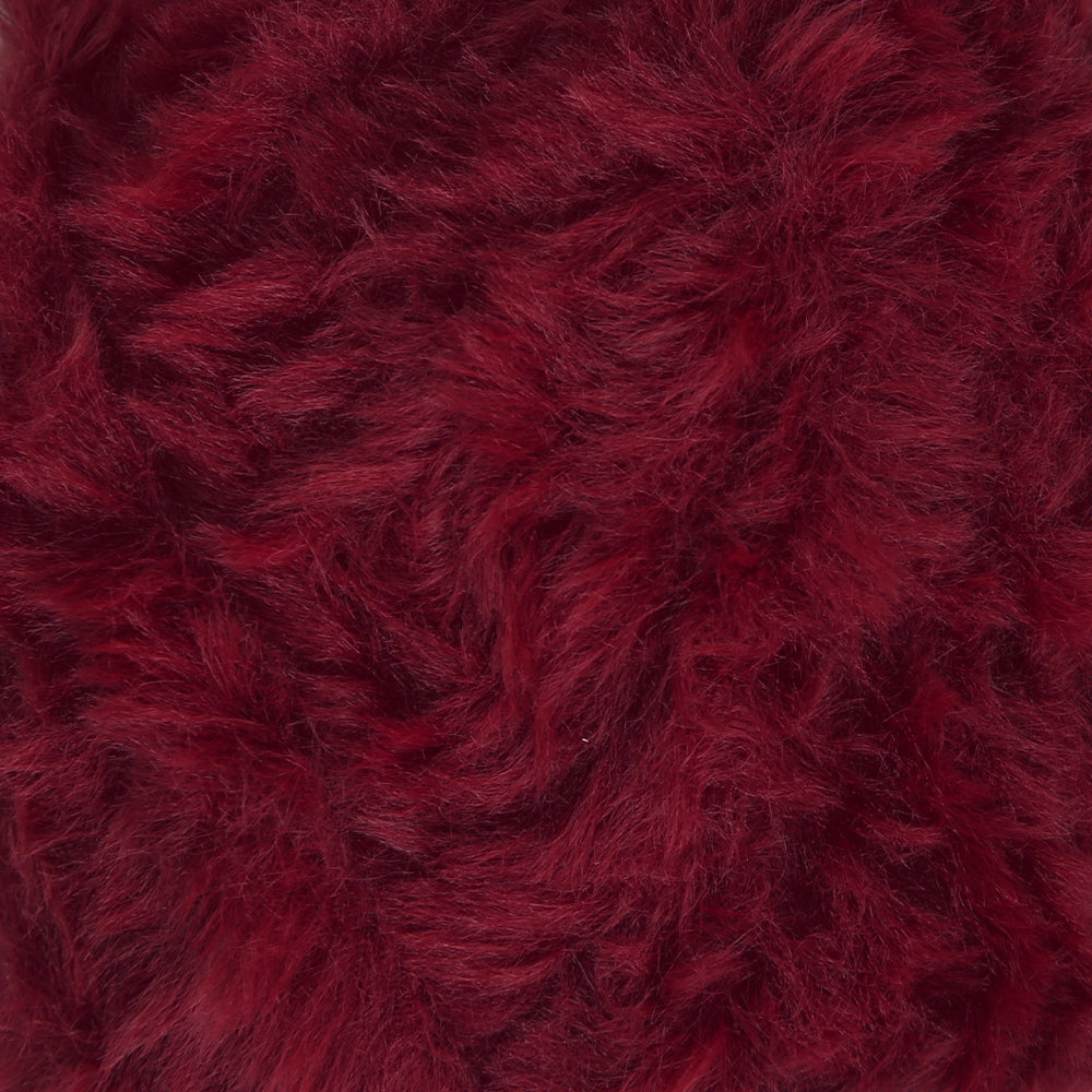 Etrofil Rabbit Fur Yarn,Red - 73289