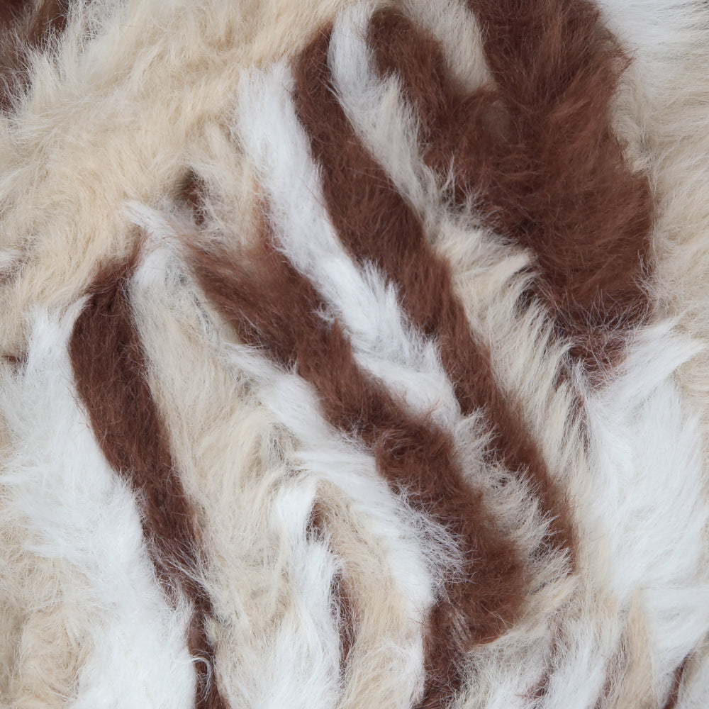 Etrofil Rabbit Fur Yarn,Brown - 77116