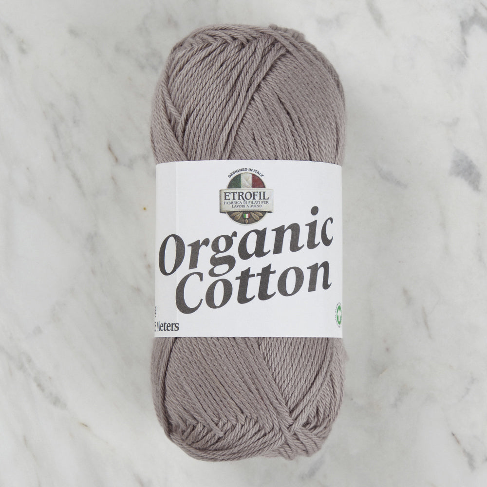 Etrofil Organic Cotton Hand Knitting Yarn - 79212 , Gray