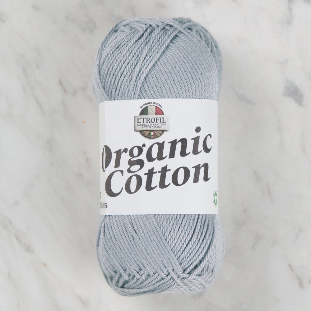 Etrofil Organic Cotton Hand Knitting Yarn - 79214 , Gray