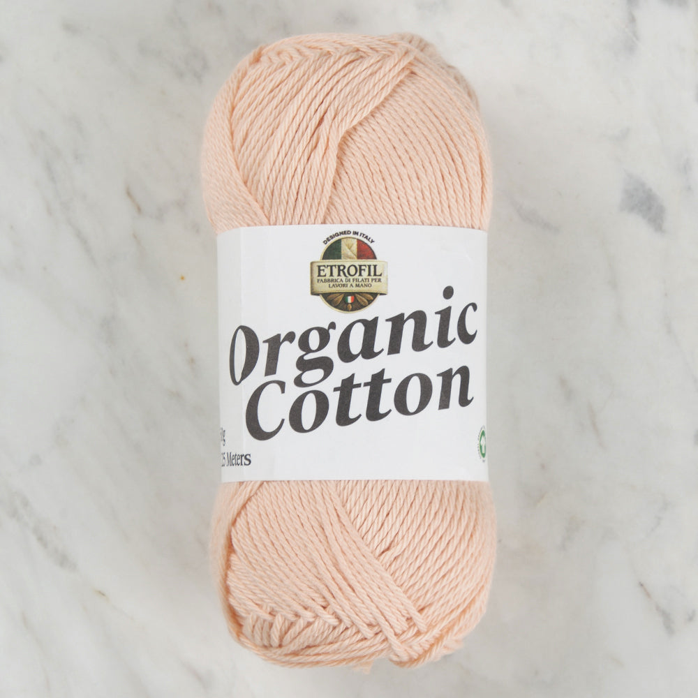 Etrofil Organic Cotton Hand Knitting Yarn - 72284 , Salmon