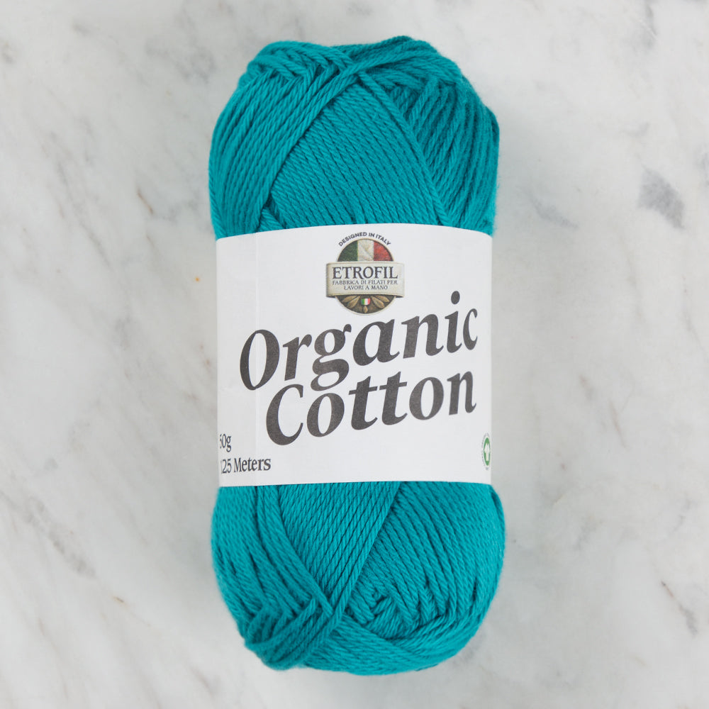 Etrofil Organic Cotton Hand Knitting Yarn - 75433 , Green
