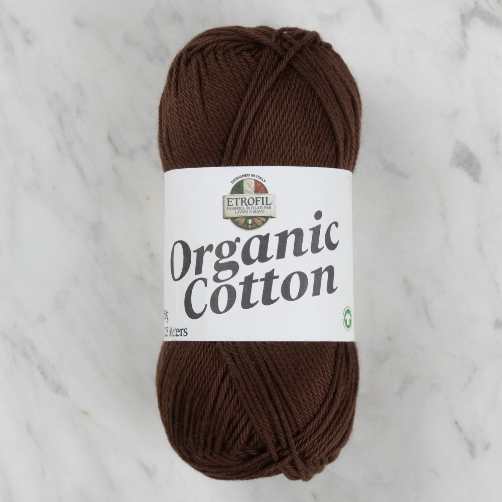 Etrofil Organic Cotton Hand Knitting Yarn - 77225 , Brown