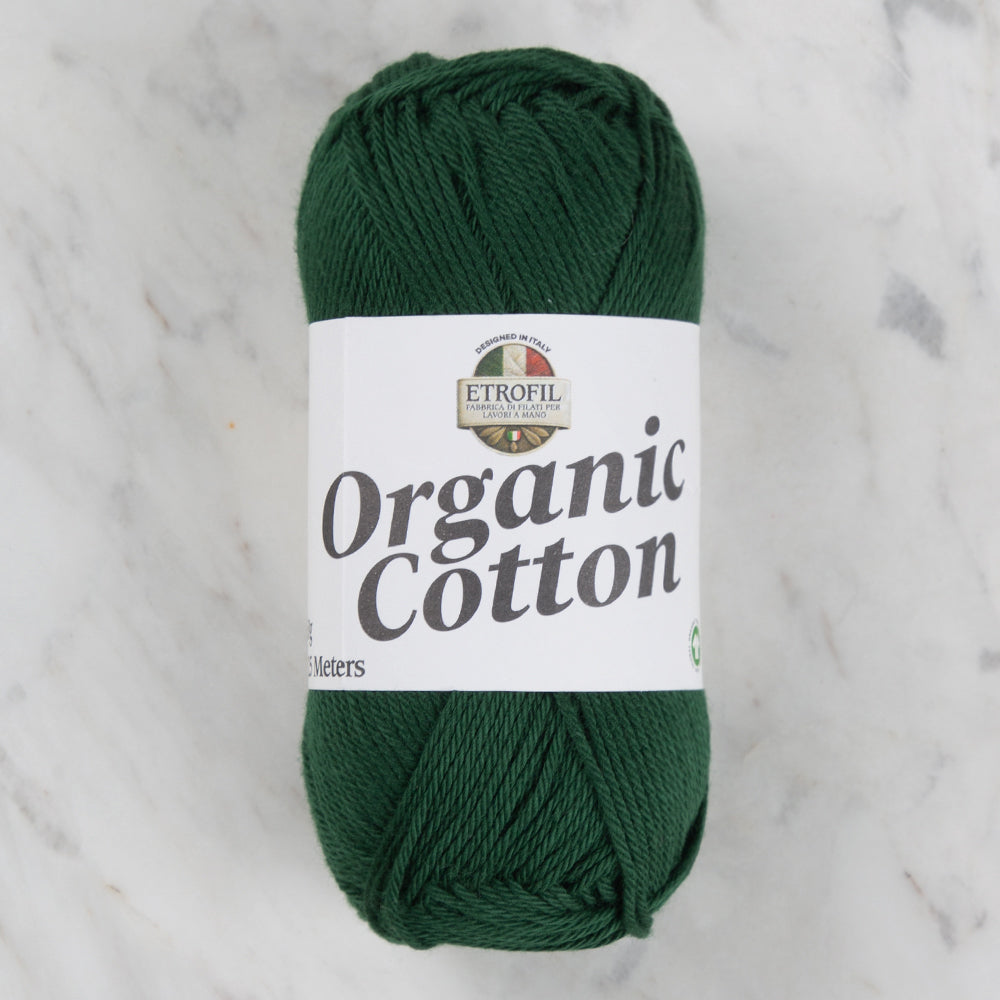 Etrofil Organic Cotton Hand Knitting Yarn - 74384 , Green