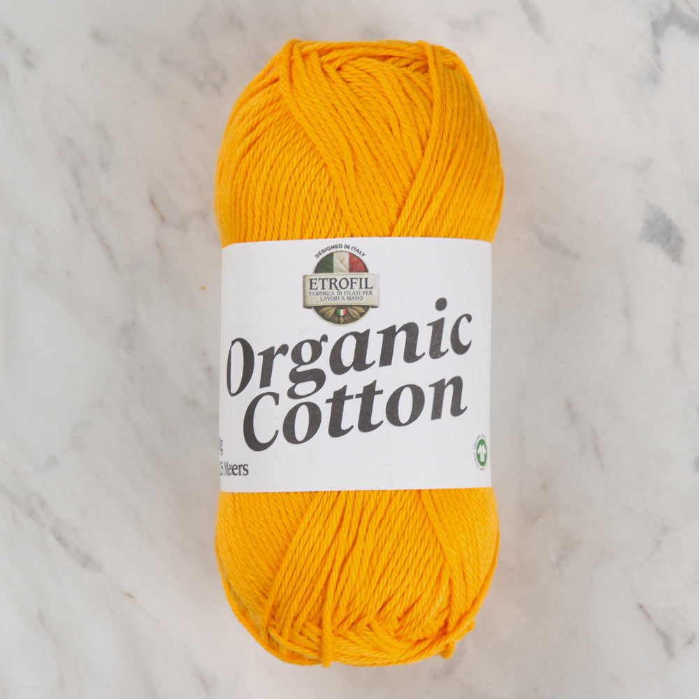 Etrofil Organic Cotton Hand Knitting Yarn - 72295 , Mustard