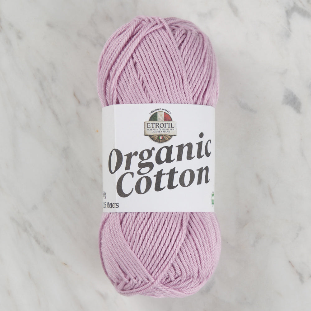 Etrofil Organic Cotton Hand Knitting Yarn - 76148 , Lilac