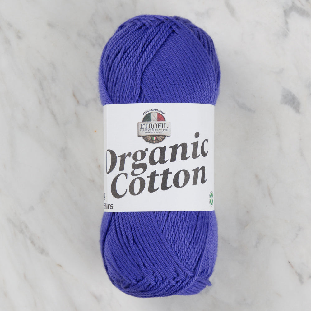 Etrofil Organic Cotton Hand Knitting Yarn - 76150 , Purple