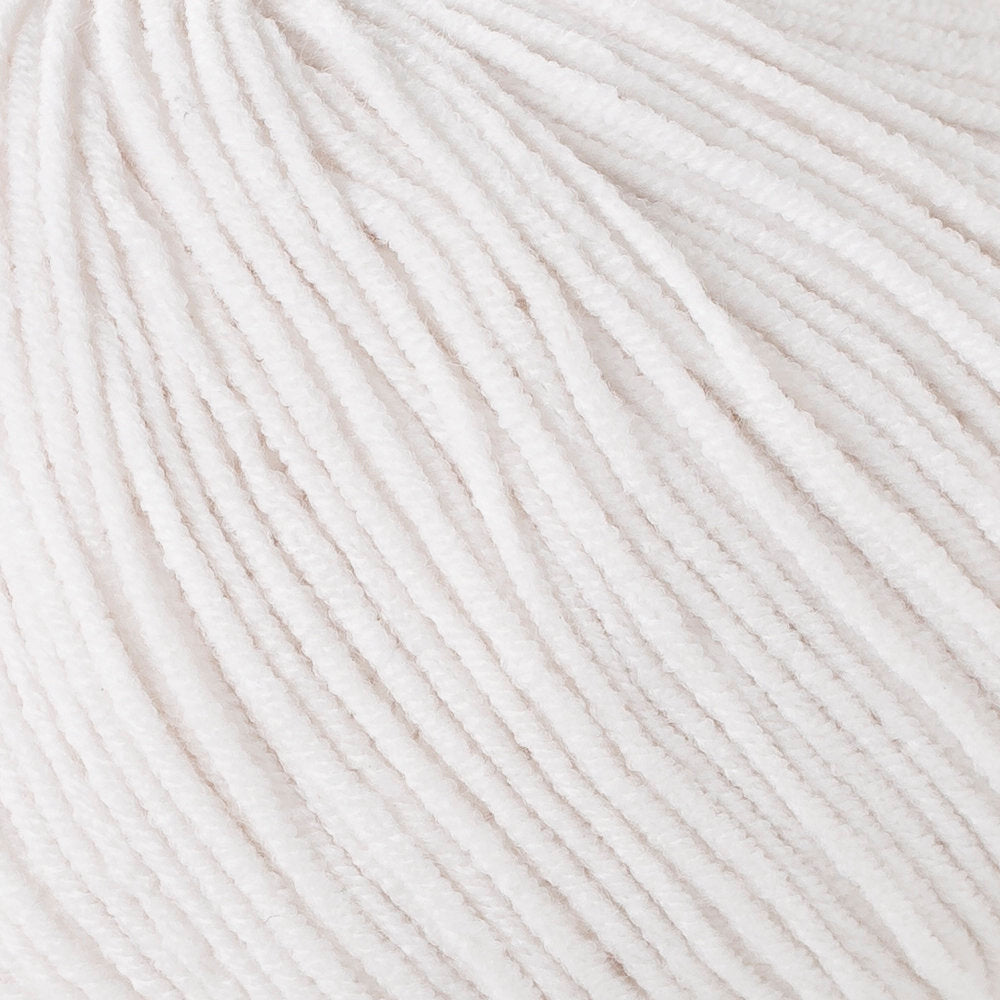 Etrofil Jeans Knitting Yarn, White - 027