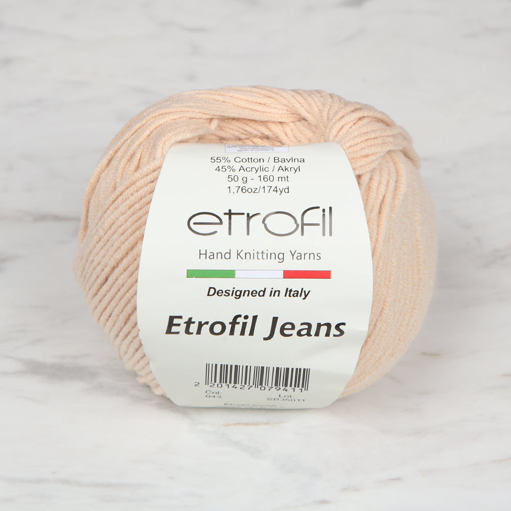 Etrofil Jeans Knitting Yarn,Skin Colour - 043
