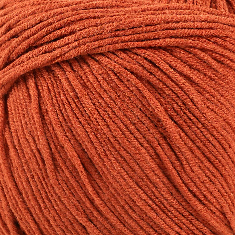 Etrofil Jeans Knitting Yarn, Brick Color - 060