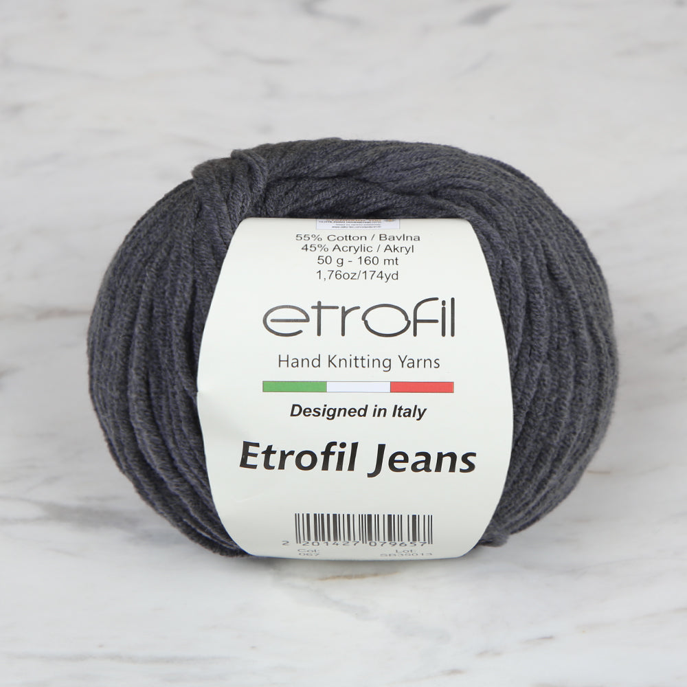 Etrofil Jeans Knitting Yarn,Smoke - 067