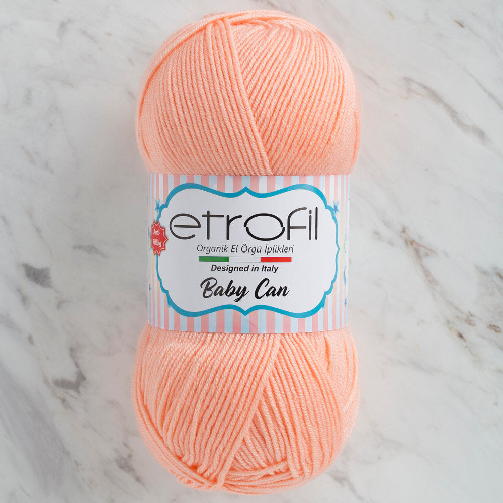 Etrofil Baby Can Knitting Yarn, Salmon - 80022