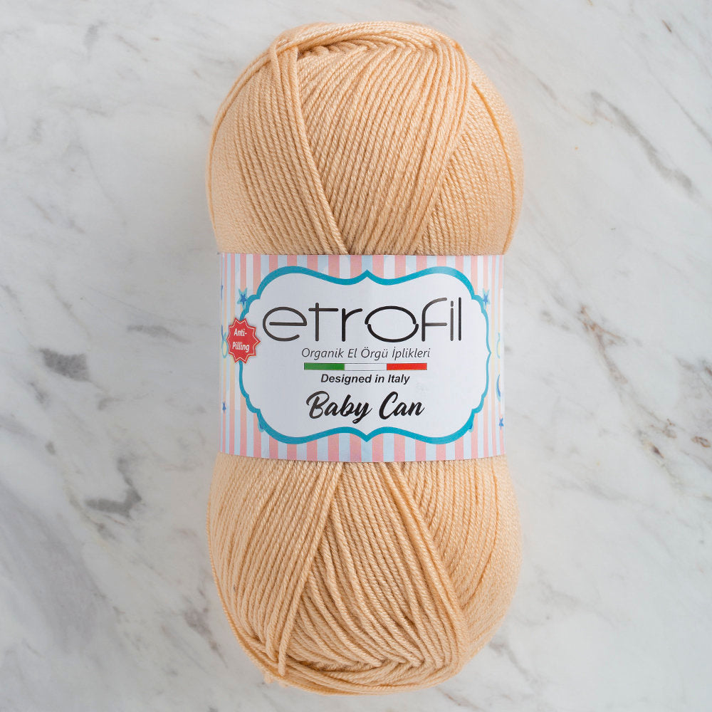Etrofil Baby Can Knitting Yarn, Beige - 80007