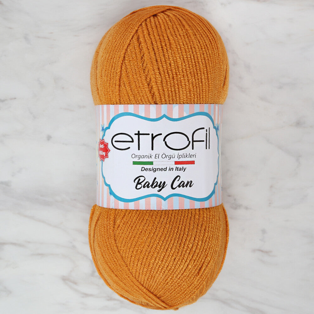 Etrofil Baby Can Knitting Yarn, Mustard - 80026