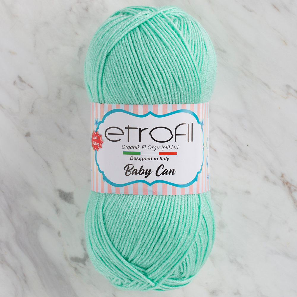 Etrofil Baby Can Knitting Yarn, Mint - 80040