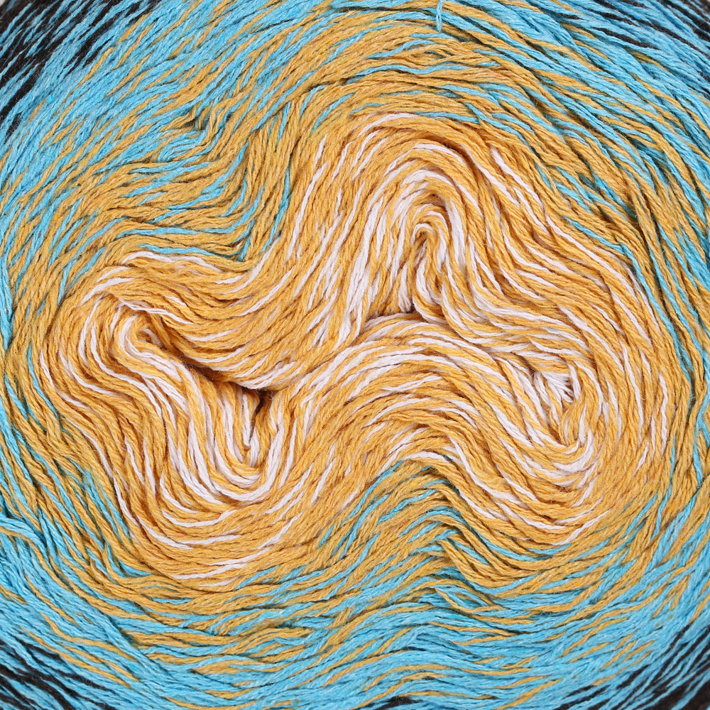 La Mia Fresh Knitting Yarn, Variegated - LF007