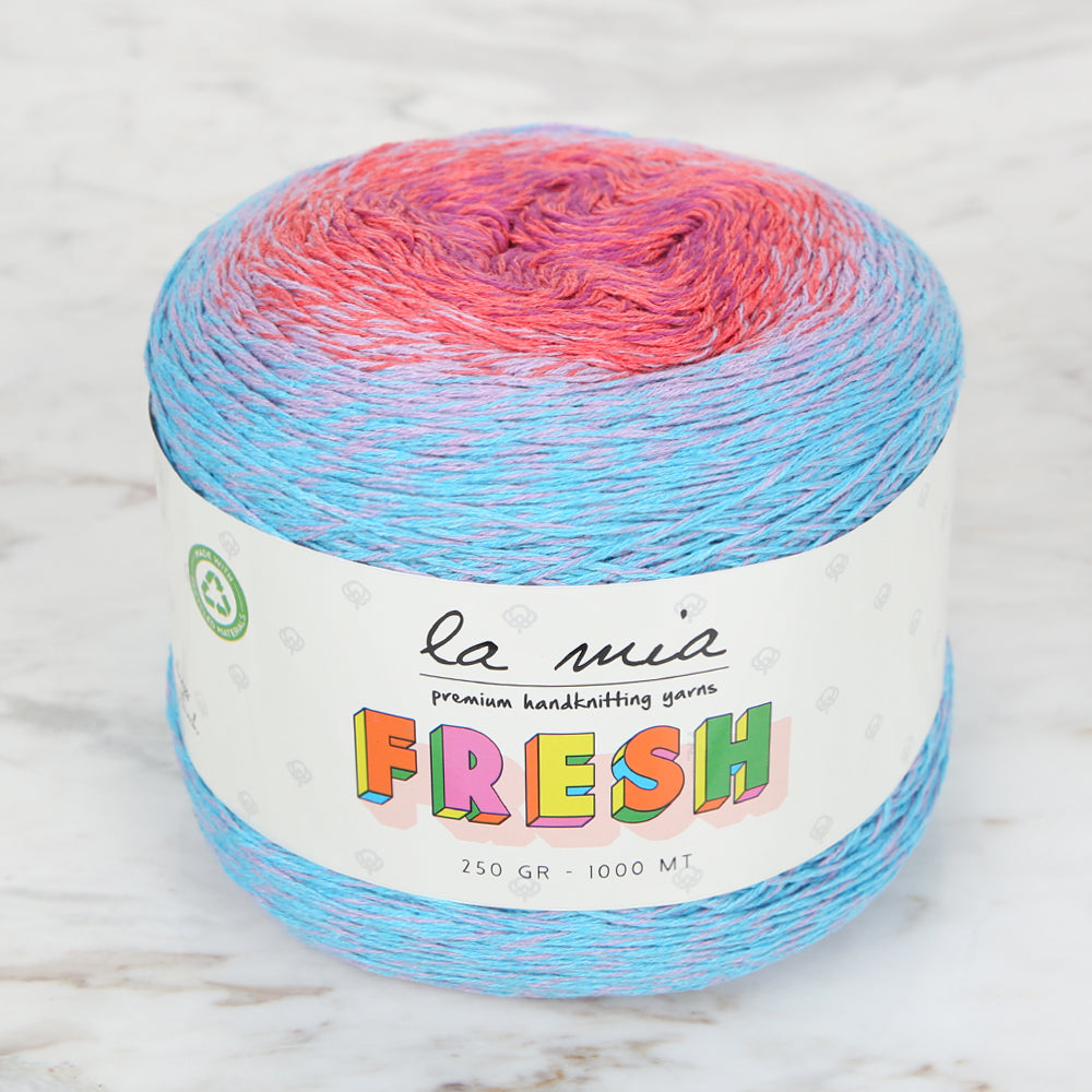 La Mia Fresh Knitting Yarn, Variegated - LF014