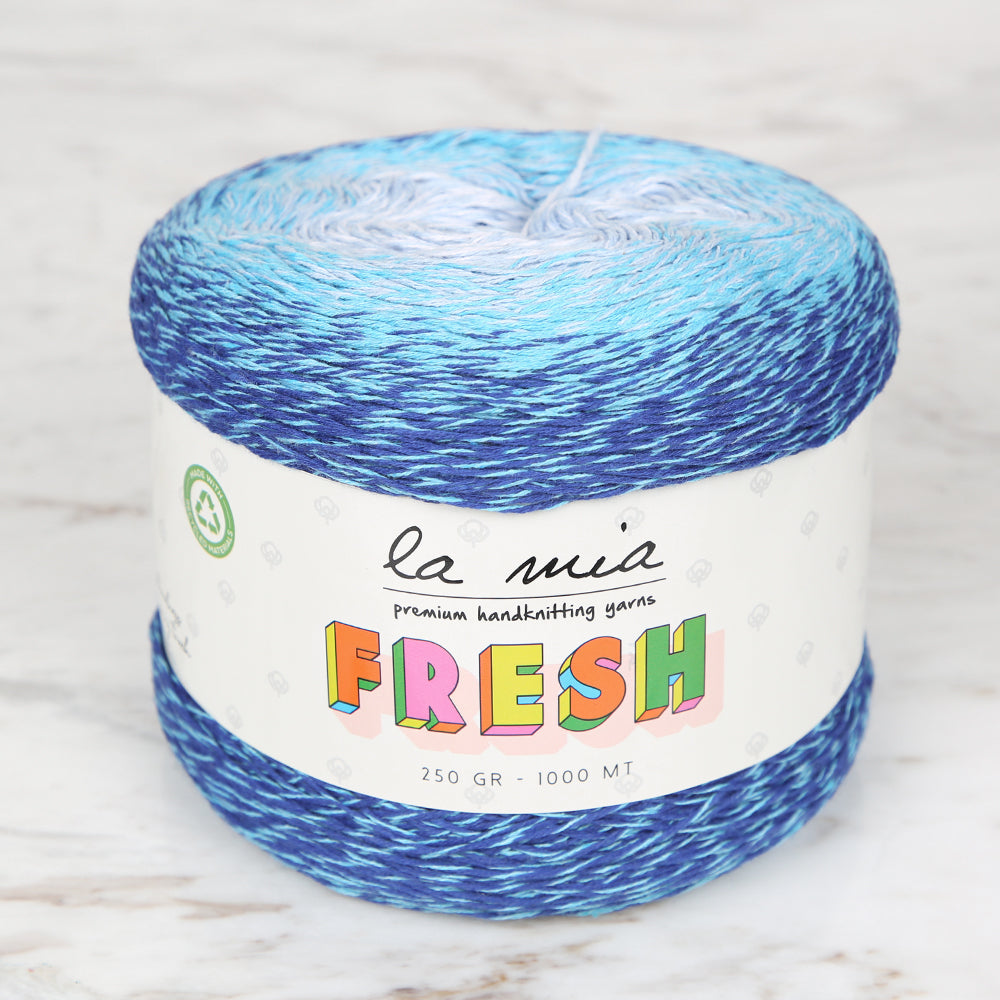 La Mia Fresh Knitting Yarn, Variegated - LF020