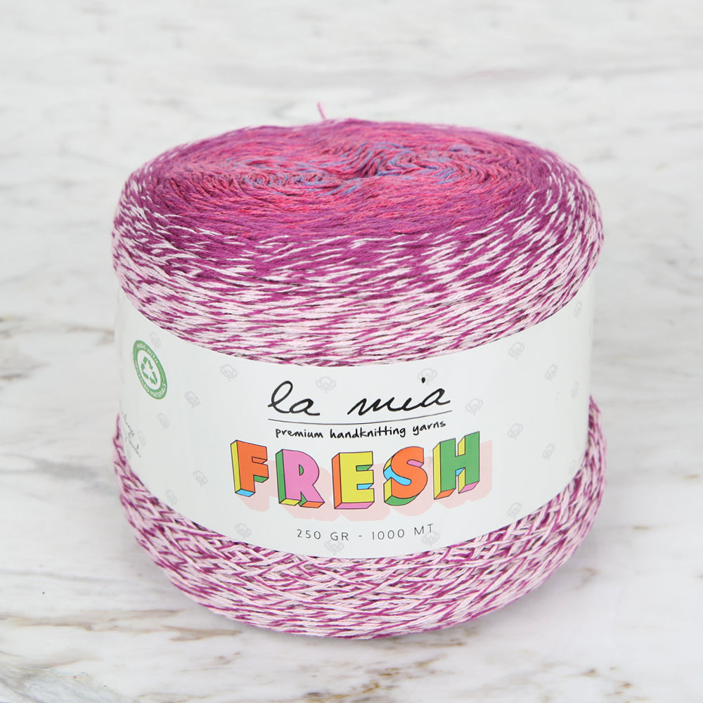 La Mia Fresh Knitting Yarn, Variegated - LF022