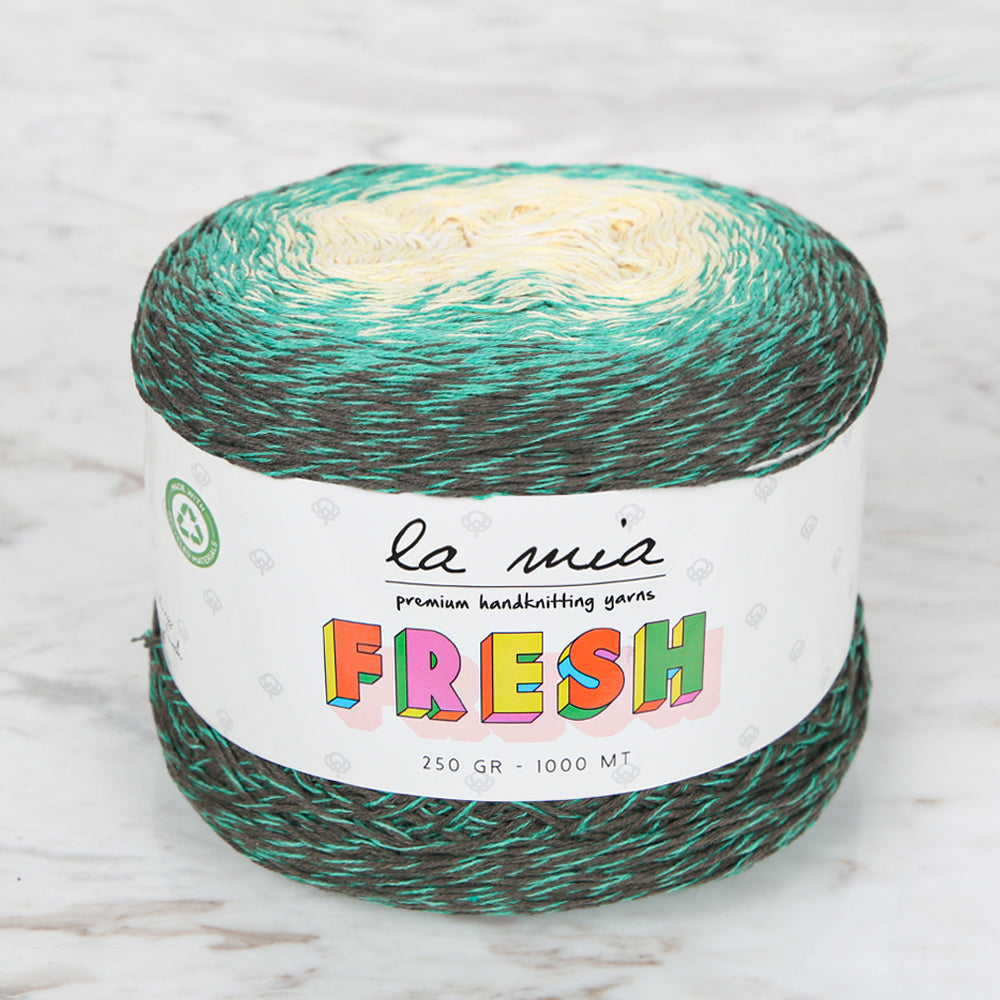 La Mia Fresh Knitting Yarn, Variegated - LF024