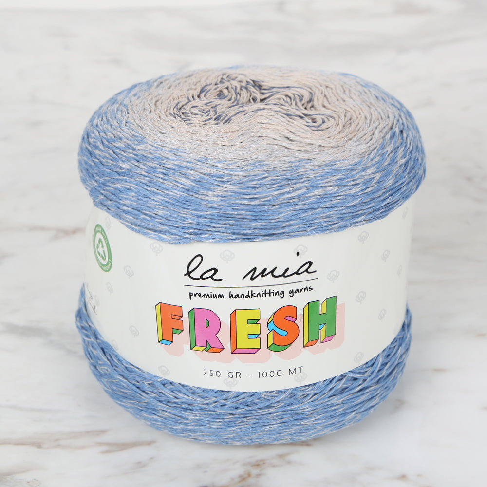 La Mia Fresh Knitting Yarn, Variegated - LF026